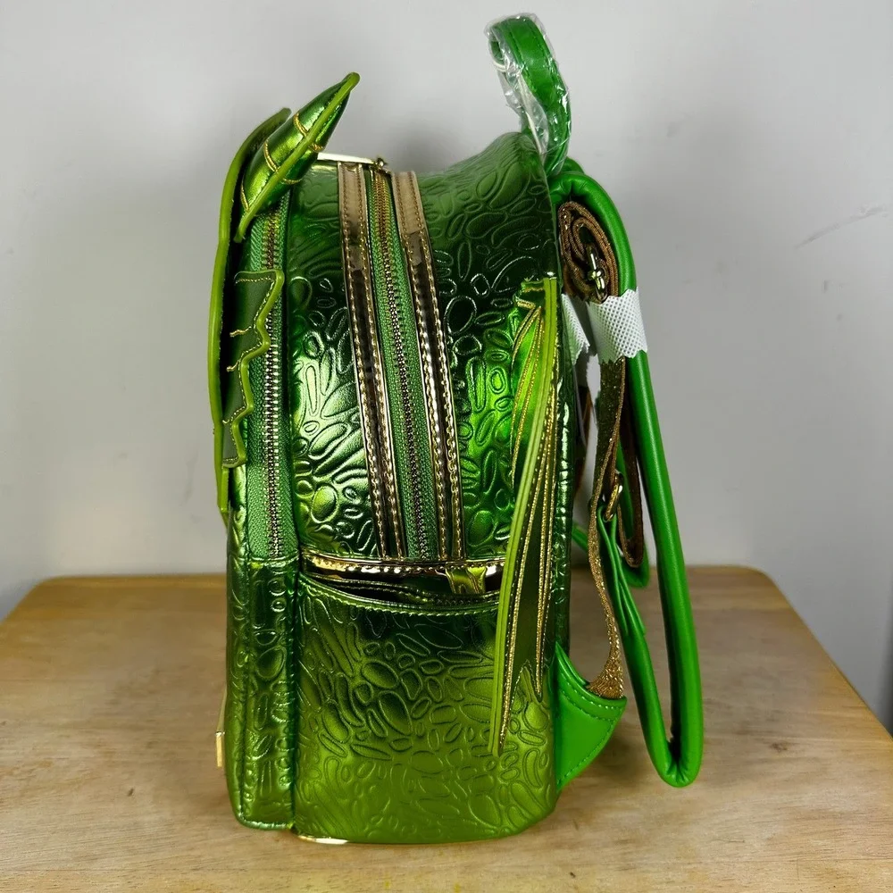 Loungefly Green Dragon Mini Backpack Books-A-Million‎ Exclusive Fourth Wing NWT
